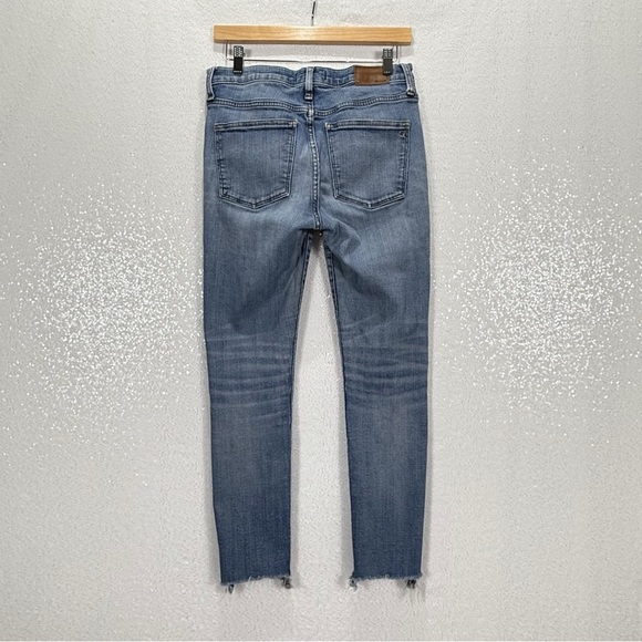 Madewell 9” High-Rise Skinny Crop Jeans Women’s Size 28 Light Wash - Picture 10 of 12